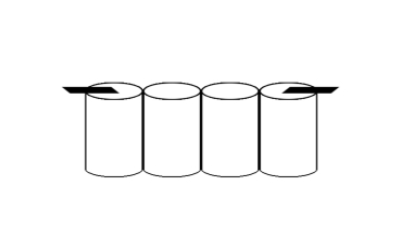 Akku kompatibel Notleuchte Fluchtwegleuchte D 4,8V Pack mit Lötfahne